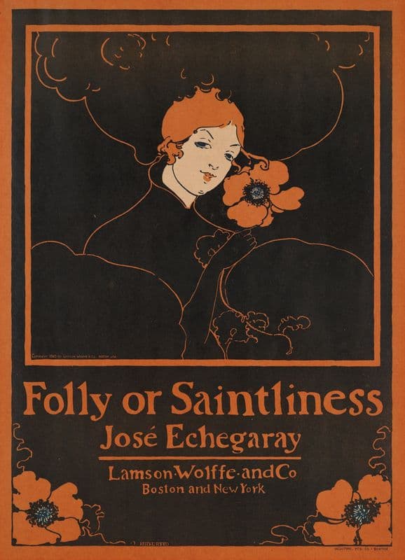 Folly or saintliness as a canvas print