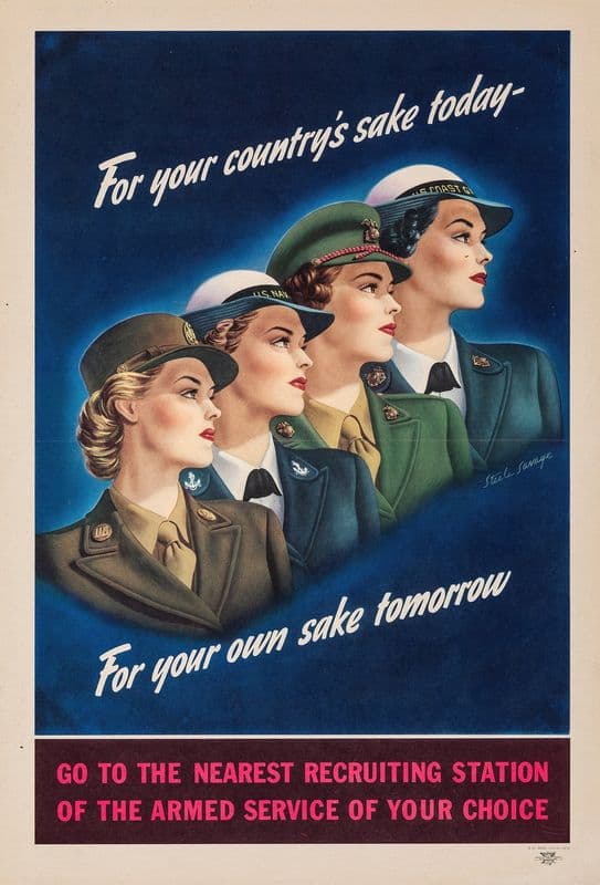 For Your Country’s Sake Today – For Your Own Sake Tomorrow as a canvas print