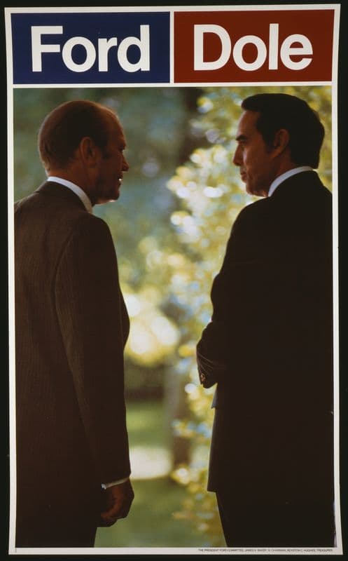 Ford, Dole as a canvas print