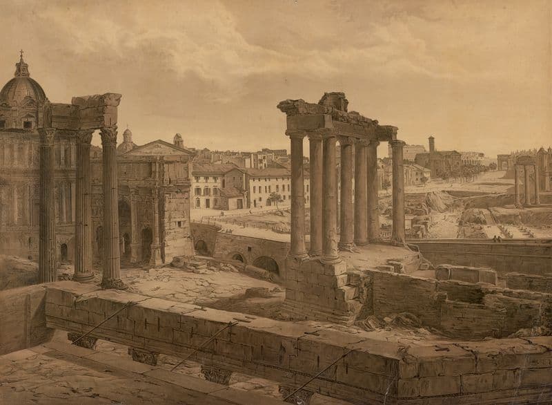 Forum Romanum as a canvas print