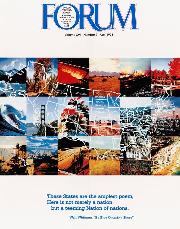 Forum. Volume XVI No.2 April 1978 as a canvas print