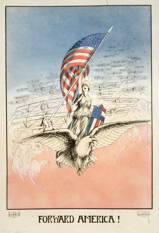 Forward America! as a canvas print