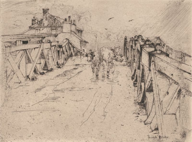 Fosdyke Bridge as a canvas print