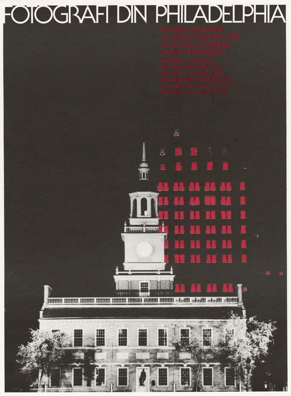 Fotografi Din Philadelphia as a canvas print