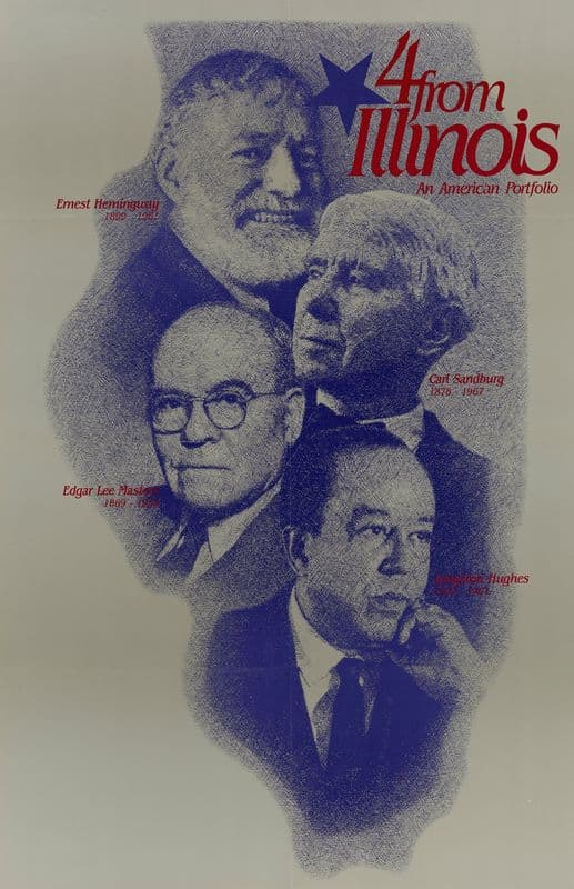 Four From Illinois as a canvas print