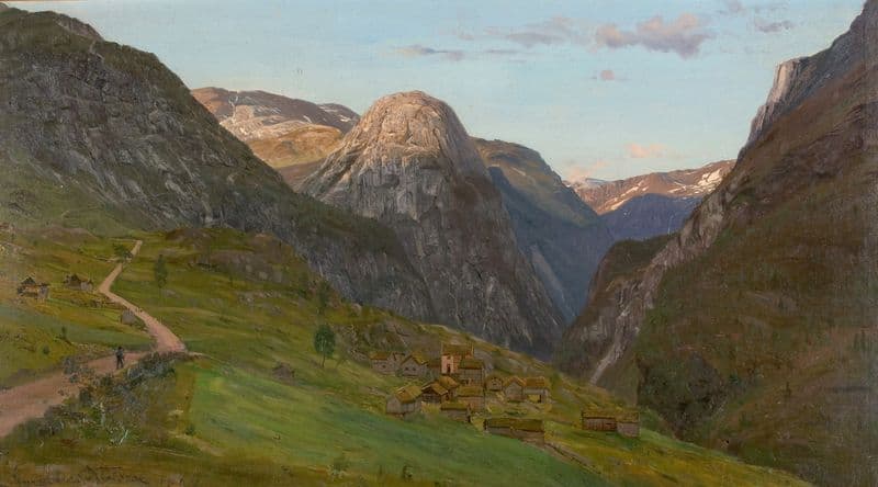Fra Stalheim as a canvas print