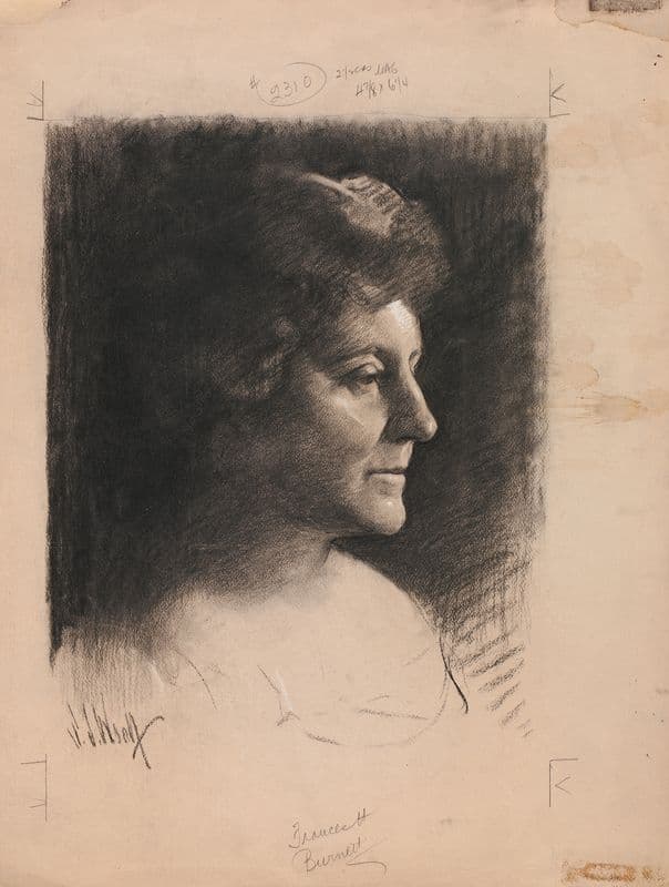 Frances Eliza Hodgson Burnett as a canvas print