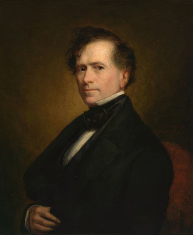 Franklin Pierce as a canvas print