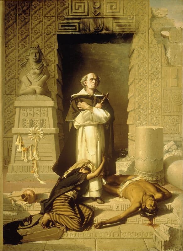 Fray Bartolomé de las Casas as a canvas print