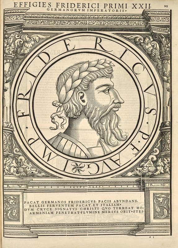 Frederick I as a canvas print