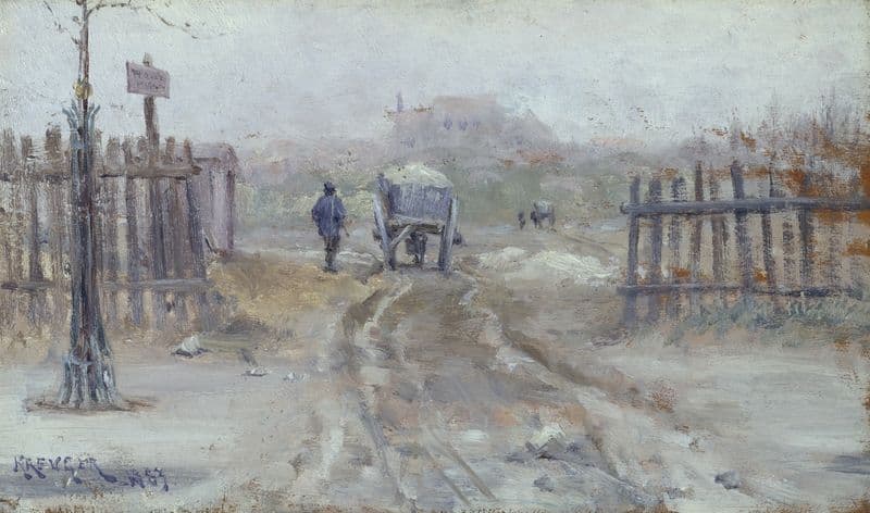 French Landscape as a canvas print