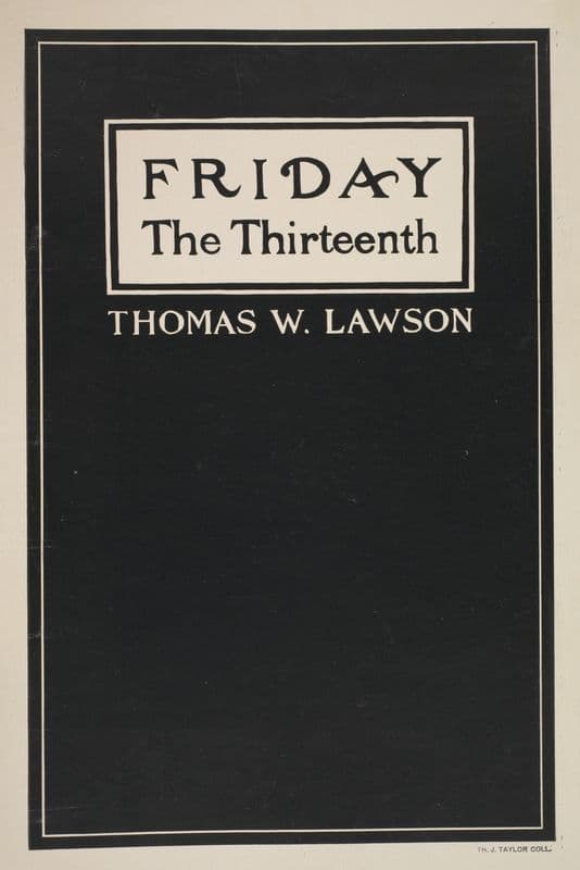Friday the thirteenth (1895-1911) as a canvas print