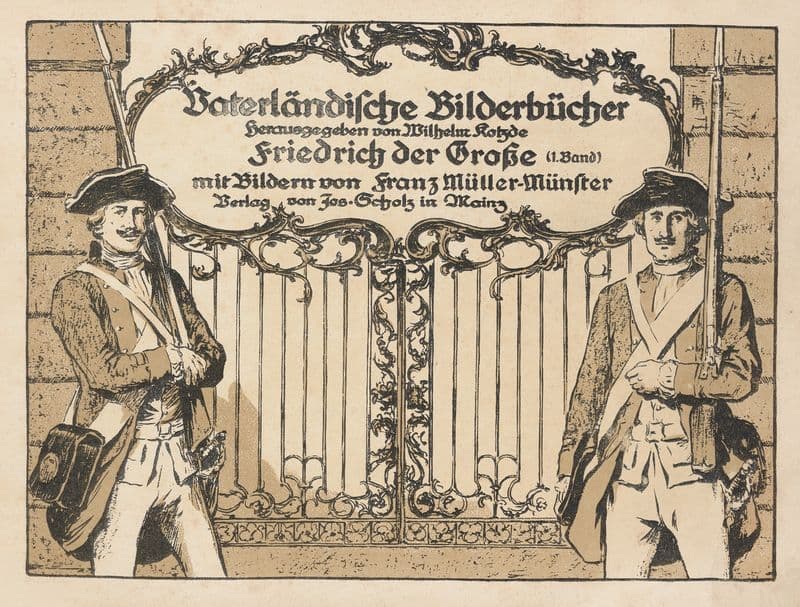 Friedrich der Große Pl.1 as a canvas print
