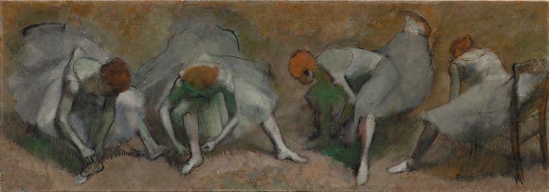 Frieze of Dancers (c. 1895) as a canvas print