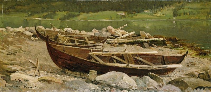 From Eidsvåg in Romsdal as a canvas print