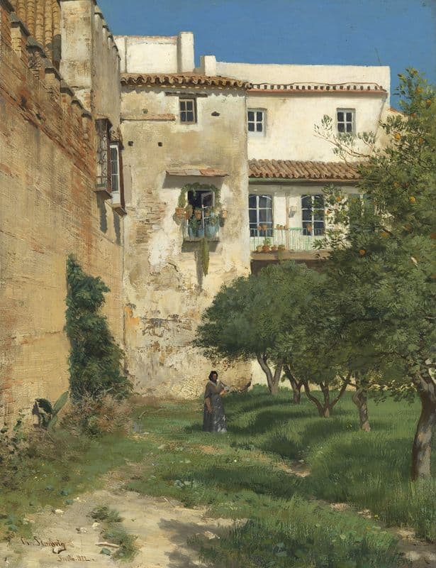 From Sevilla in Spain as a canvas print