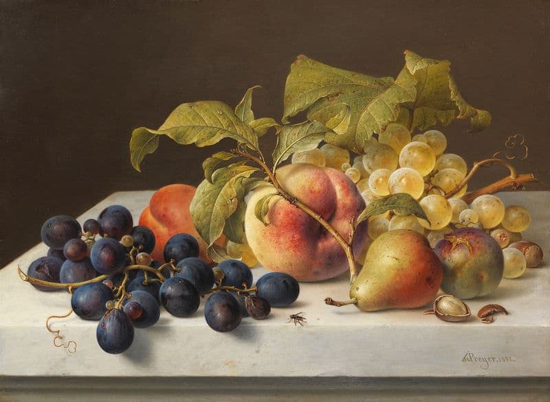 Früchtestillleben as a canvas print