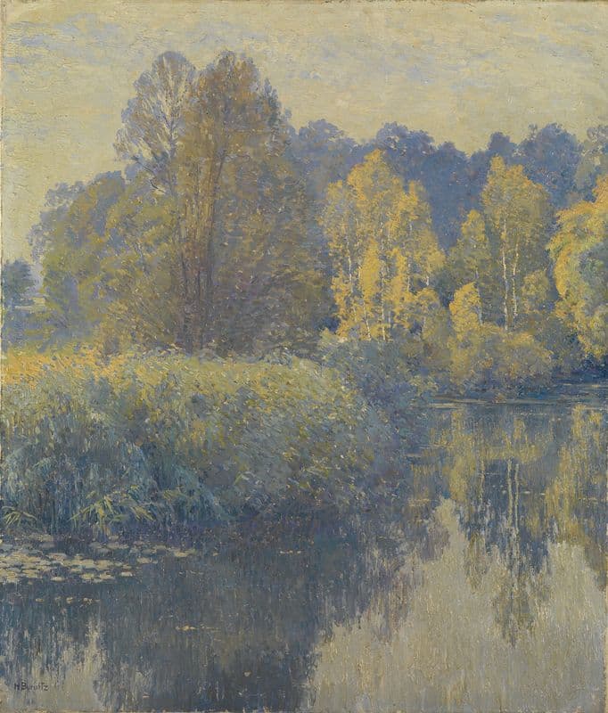 Frühnebel as a canvas print