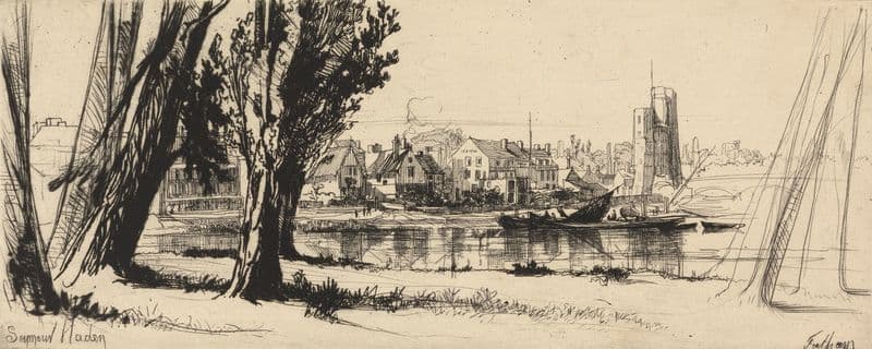 Fulham (after 1858) as a canvas print