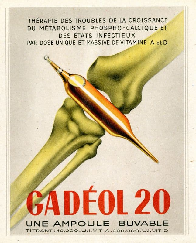 Gadéol 20 (1910-1950) as a canvas print
