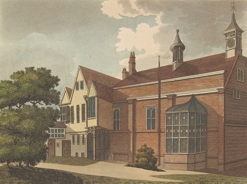 Garden Front of Furnival’s Inn as a canvas print