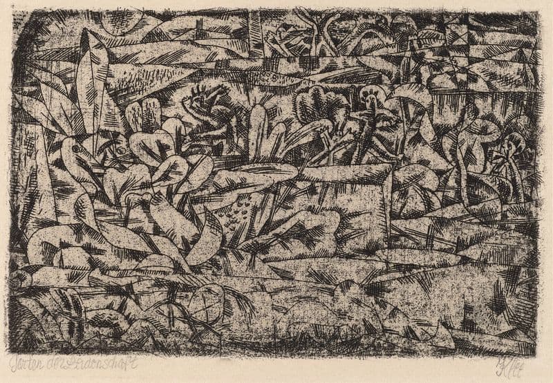 Garden of Passion (Garten der Leidenschaft) as a canvas print