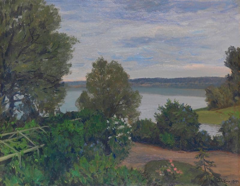 Garten in Grünheide as a canvas print