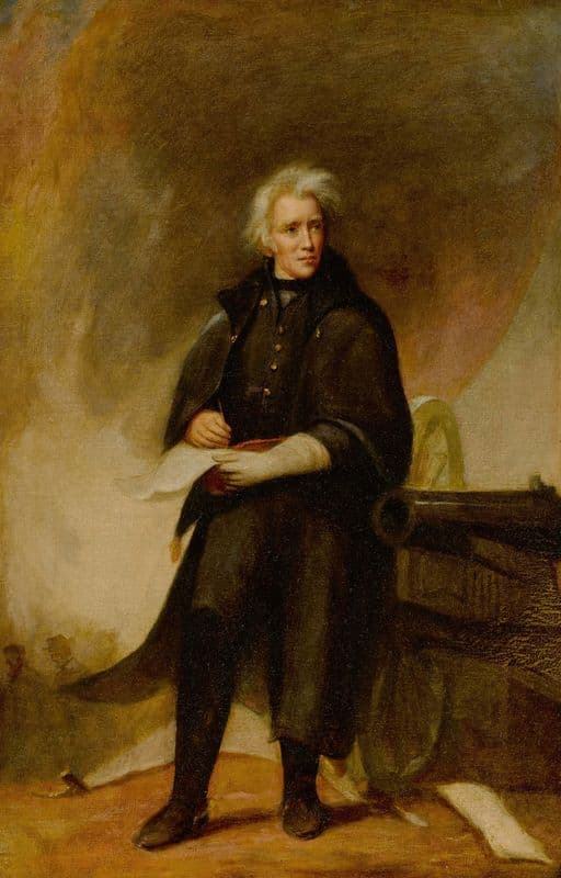 General Jackson After the Battle of New Orleans as a canvas print