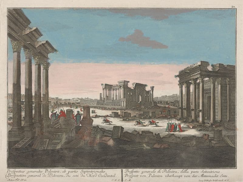 General Perspective of Palmira, as seen from the North-West as a canvas print