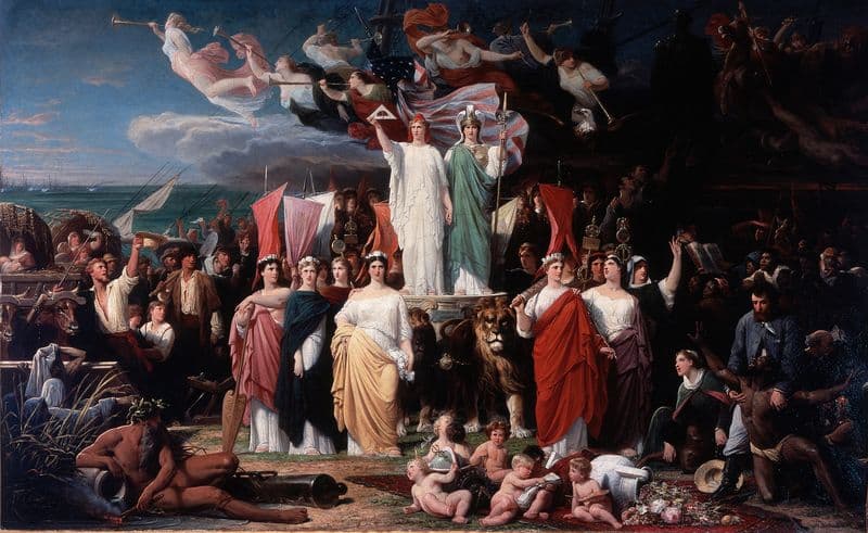 Genius of America as a canvas print