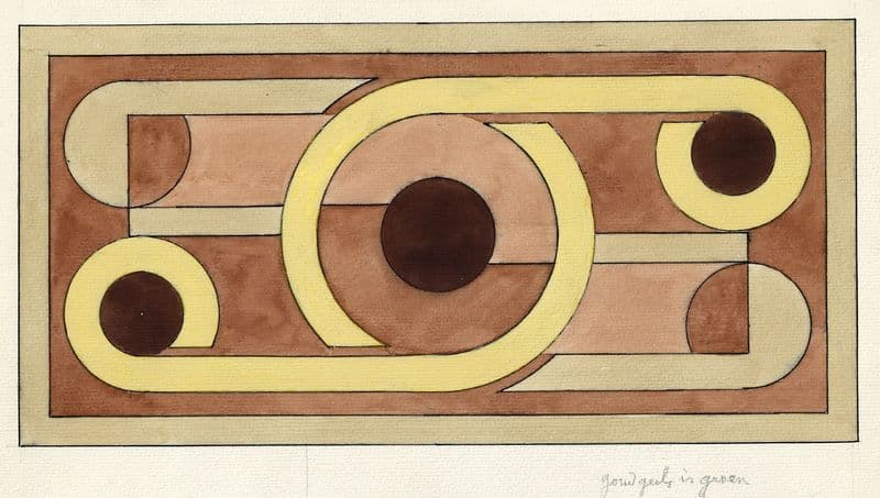 Geometrische kunst as a canvas print