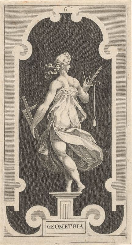 Geometry (1640-1708) as a canvas print
