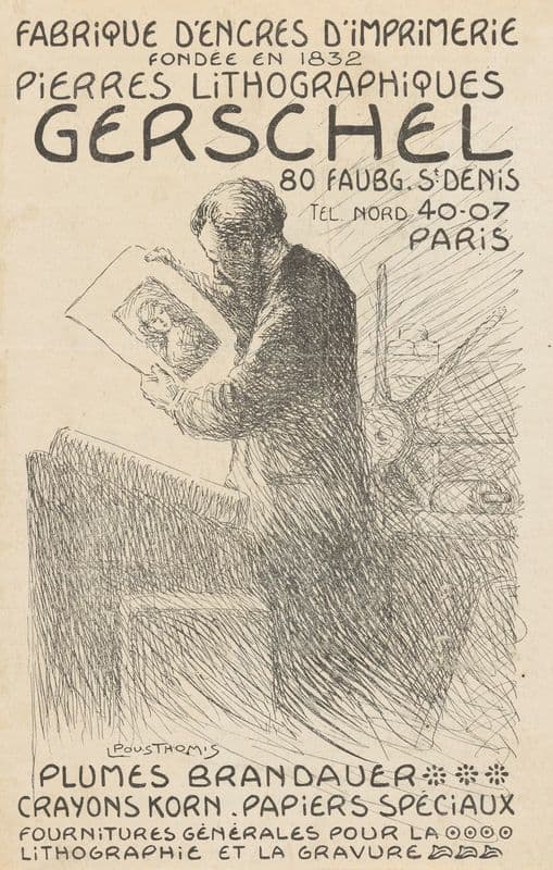 Gerschel (1896-1916) as a canvas print