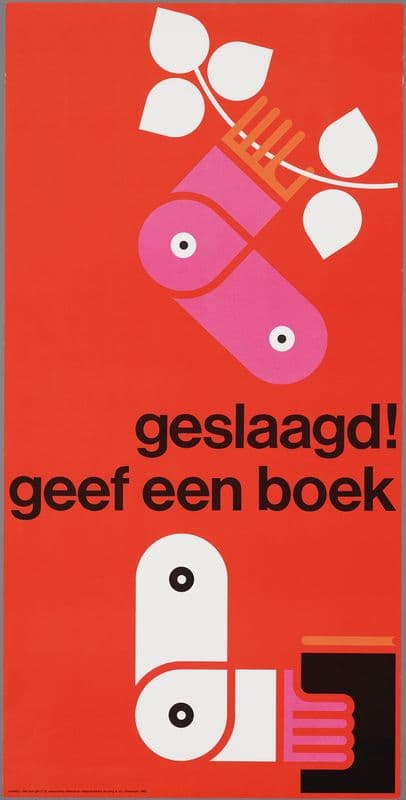 geslaagd! ; geef een boek as a canvas print