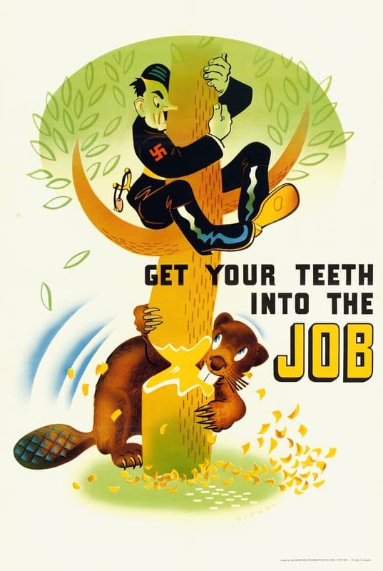 Get Your Teeth Into the Job as a canvas print