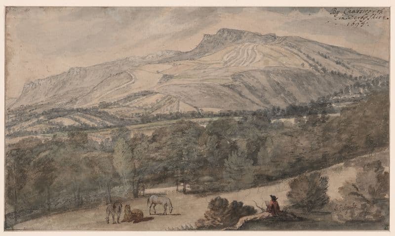 Gezicht by Chatsworth in Derbyshire as a canvas print