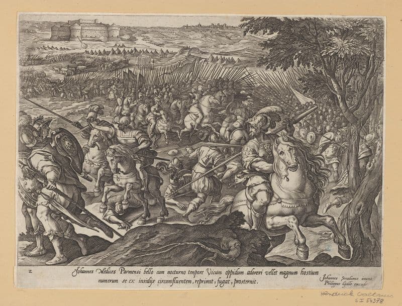 Giovanni De’ Medici Defeated as a canvas print