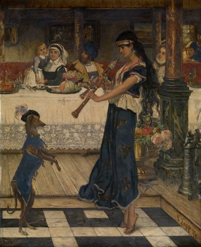 Gipsy as a canvas print