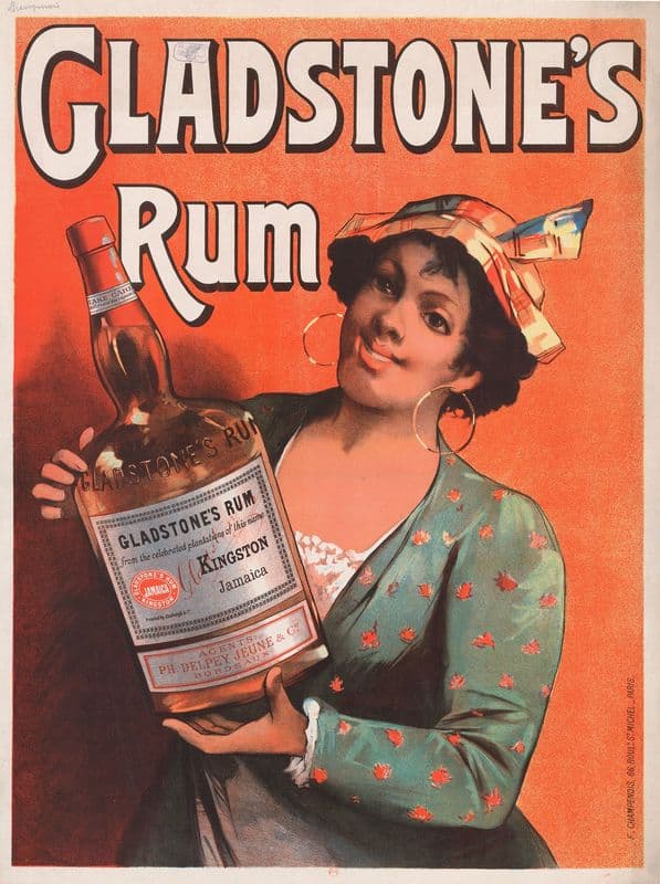 Gladstone’s Rum as a canvas print