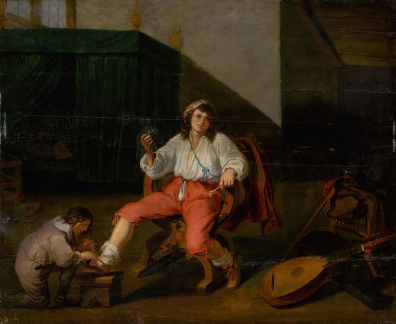 Glass Of Wine (1650–1660) as a canvas print