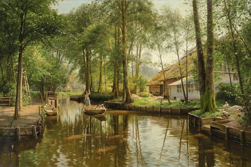 Going to Market as a canvas print