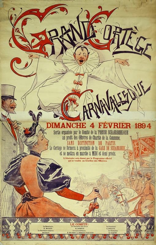 Grand Cortège Carnavalesque as a canvas print
