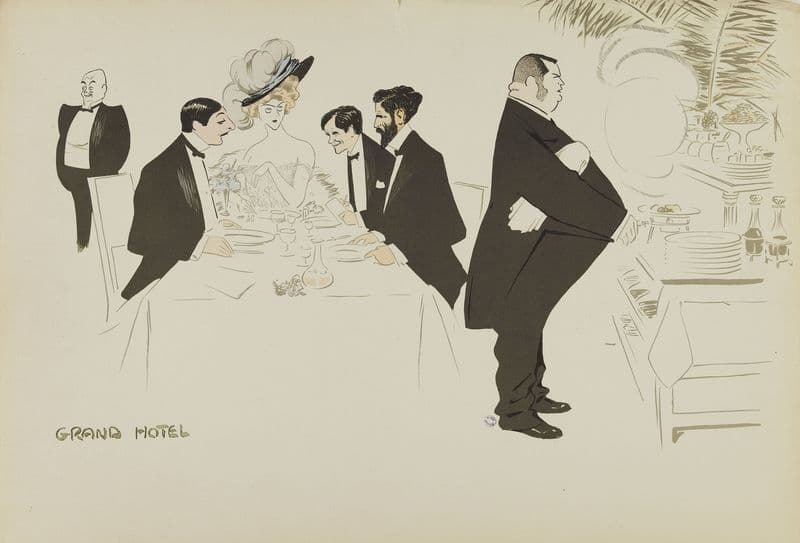 Grand Hotel as a canvas print