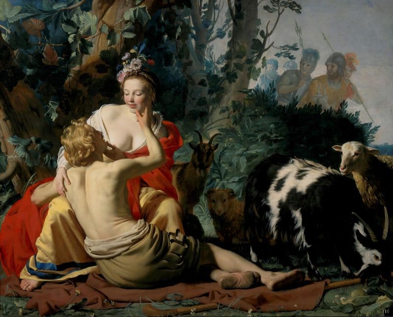 Granida and Daifilo as a canvas print