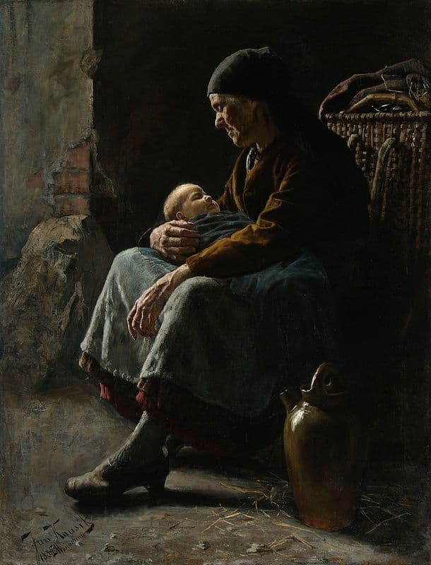 Granny’s treasure as a canvas print