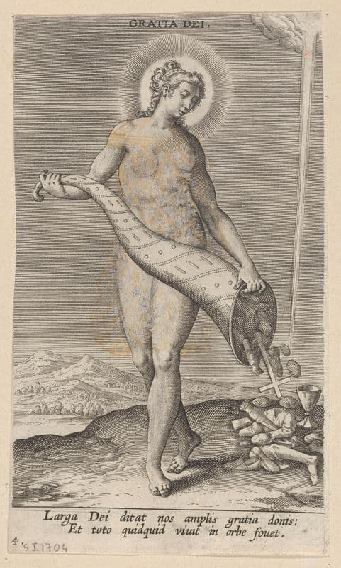 Gratia Dei (1585-1590) as a canvas print