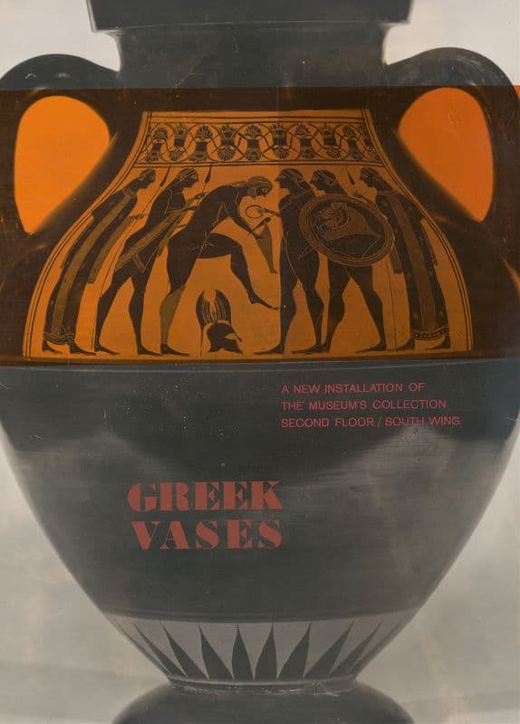 Greek vases (between 1960 and 1970) as a canvas print