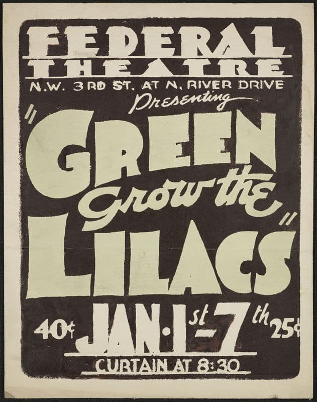 Green Grow the Lilacs (1934-1943) as a canvas print