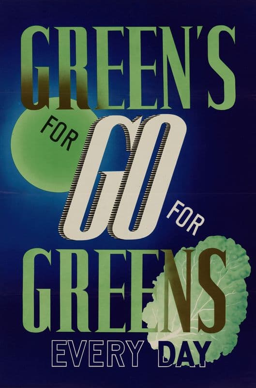 Green’s Go for the Greens Every Day as a canvas print