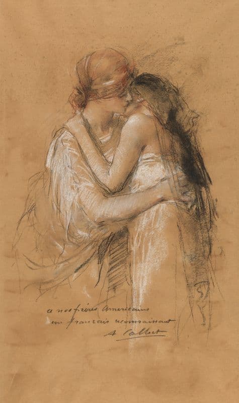 Greeting as a canvas print